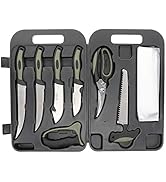Old Timer Outdoor Kit and Lightweight Field Dressing Kit with Bone Saw, Game Shears, Knife Sharpe...