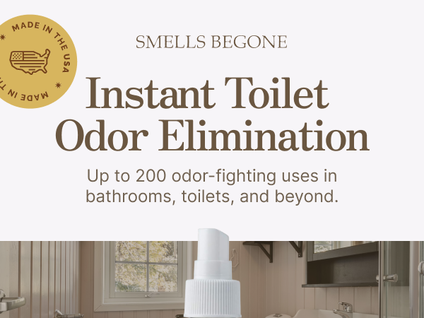 instant toilet odor elimination with 200 uses