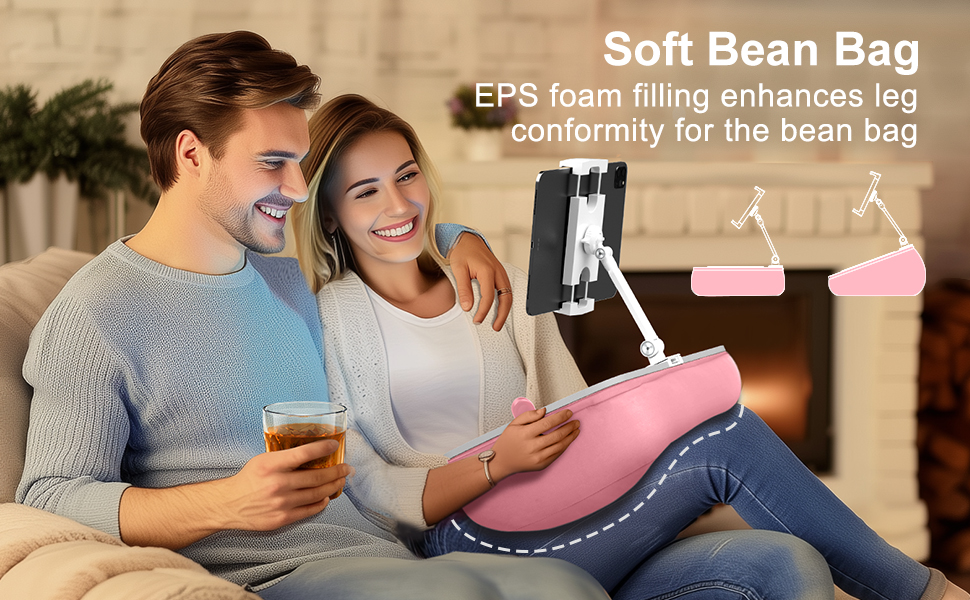 Soft Bean Bag EPS foam filling enhances leg conformity for the bean bag