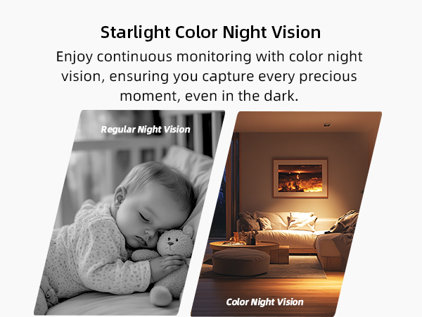 Color night vision indoor camera