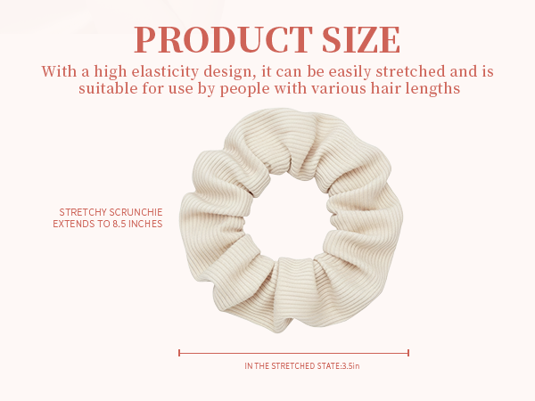 cotton scrunchie