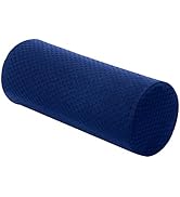 Carex Memory Foam Cervical Neck Pillow, Round - Contoured Design to Support Neck and Shoulders, R...