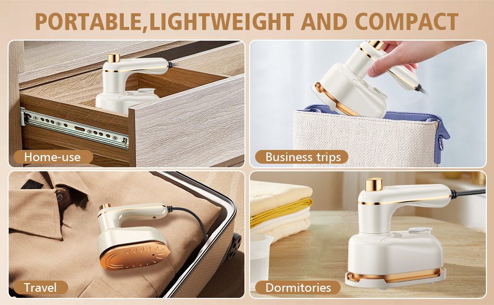 portable iron for travel mini steamer for clothes travel size