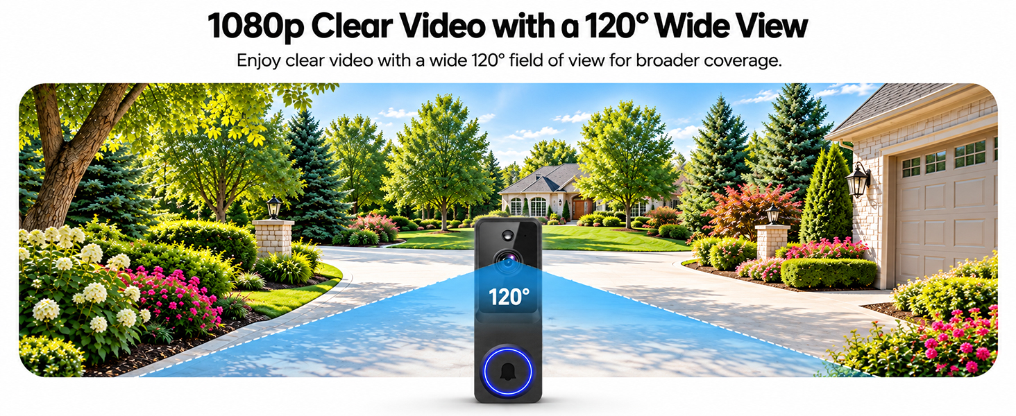 120°Wide View