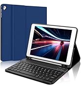 iPad 9.7 Case with Keyboard for 6th Gen(2018), 5th Gen(2017), Air 2/Air, iPad Pro 9.7, Slim Smart...