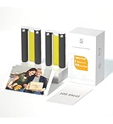 HPRT CP4100/CP4000L 4X6 Photo Paper 108 Sheets and 2 Ribbons, Papel fotográfico para impresora iD...