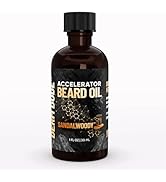 Derm Dude Accelerator Beard Growth Oil for Men | With Castor Oil & Jojoba Oil for Hair Growth | P...