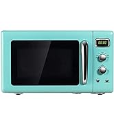 ARLIME Retro Microwave Oven 900W,0.9 Cu.Ft Countertop Microwave W/Defrost & Auto Cooking, LED Dis...