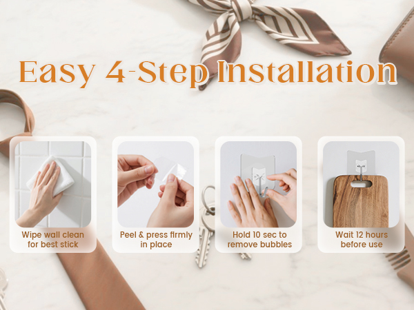 Renter friendly hooks