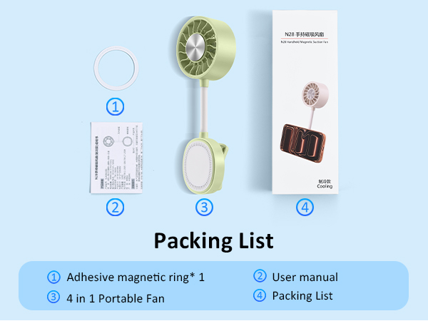 Portable Handheld Ice Fan