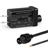 12V 9W 0.75A Class 2 Power Supply, AC to DC Low Voltage Transformer, IP44 Inflatable Power Adapte...