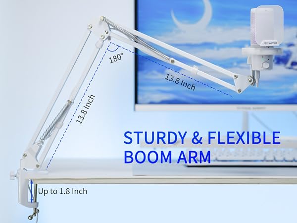 Sturdy and Flexible Boom Arm