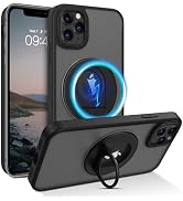 BENTOBEN for iPhone 11 Pro Max Case with Ring Holder,iPhone 11 Pro Max Magnetic Case[Compatible w...