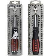 BoxerTools 62 Piece Pro Household Hand Tool Kit - Tamper Proof Ratchet Screwdriver With Security ...