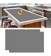 2 Pack Large Silicone Mats for Kitchen Counter, 36''x24''(90cmx60cm) Heat Resistant Mat for Kitch...