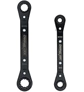 Channellock 841S 8-in-1 SAE Ratcheting Wrench Set | 8 sizes in 2 Pieces Including 5/16, 3/8, 7/16...