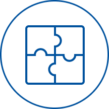 Icon of puzzle Pieces