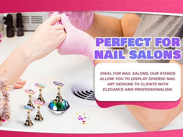 Nail Art Practice Stands