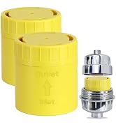 Tylola 2-PACK High Output Universal Shower Filter Replacement Cartridge–Efficiently Remove Chlori...