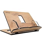 Vigo Wood Book Stand, Book Holder, Reading Stand, Cookbook Holder, Recipe Book Stand, Wooden Book...