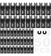 VEVOR 50PCS Oscillating Saw Blades, Universal Quick Release Oscillating Saw Blades, Multitool Too...