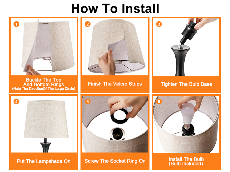 table lamps for bedroom set of 2