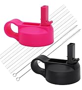 Ouharty Replacement Wide Mouth Straw Lids for Hydro Flask Lids with Straw Compatible with HydroFl...