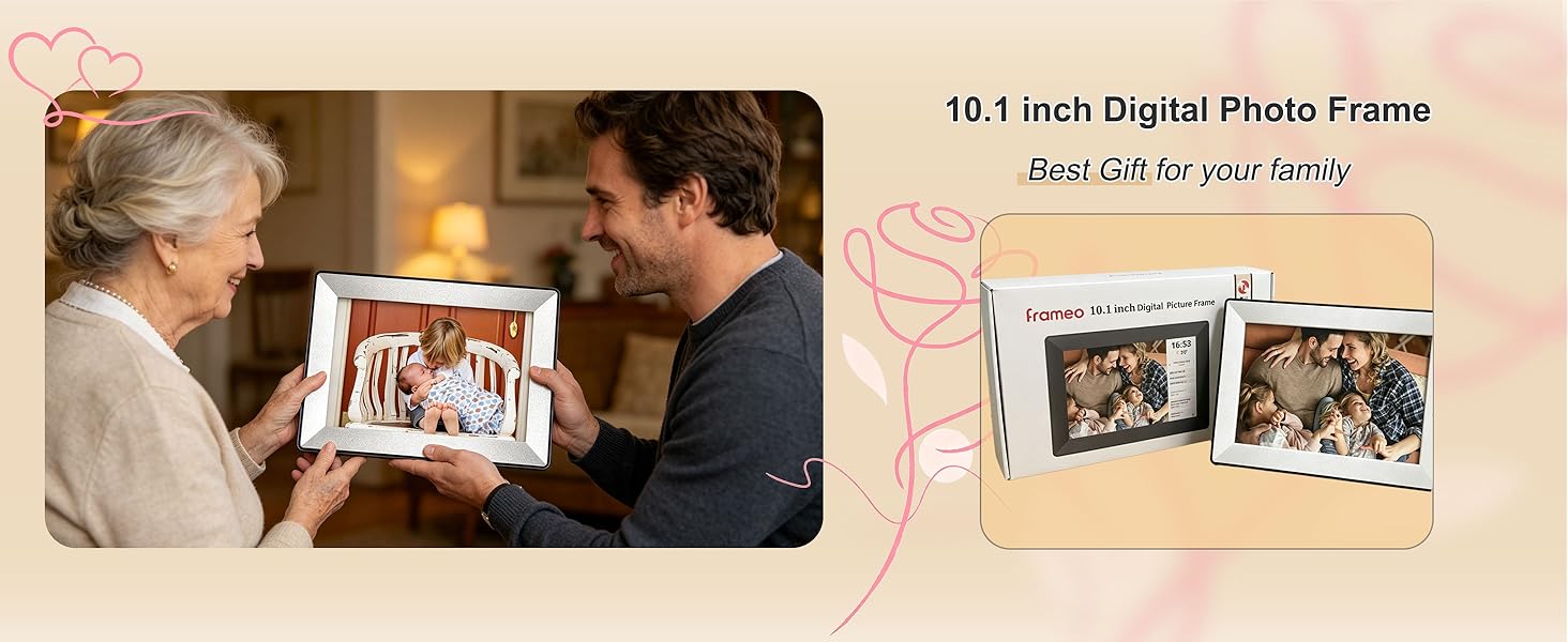 digital picture frame large