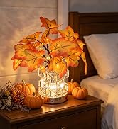 lighted maple tree fall decor