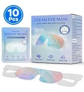 Heated Eye Mask for Dry Eyes: Self Heating Warm Compress for Fast Relief - Moist Heat Steam Eye M...