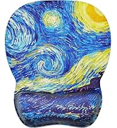 MROCO Ergonomic Mouse Pad with Wrist Support Gel Mouse Pad with Wrist Rest, Comfortable Computer ...