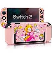TIKOdirect Protective Case for Switch 2, Hard PC Slim Dockable Cover Case with Pretty Cute Patter...