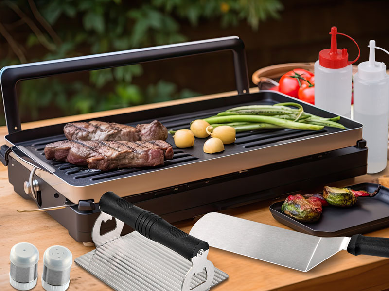 Griddle Utensils Setflat top griddle accessory set Griddle Sets Griddle Accessory Set burger press