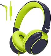 MIDOLA Volume Limited 85/110dB Kids Headphone Over-Ear/On-Ear Foldable Sound Noise Protection Hea...