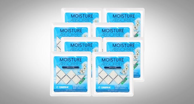 Moisture Sachets Cotton 8 Pack
