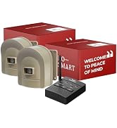 1/2 Mile Hosmart Driveway Alarm Wireless Sensor System & Driveway Sensor Alert System Weatherproo...