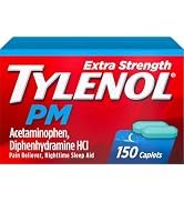 Tylenol PM Extra Strength Nighttime Pain Relief and Sleep Aid Caplets, Fast, Strong, Diphenhydram...