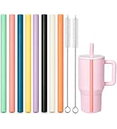 Dakoufish 8 Pack Replacement Straws Compatible with HydroJug Traveler 20oz Flip Lid Tumbler,BPA-F...