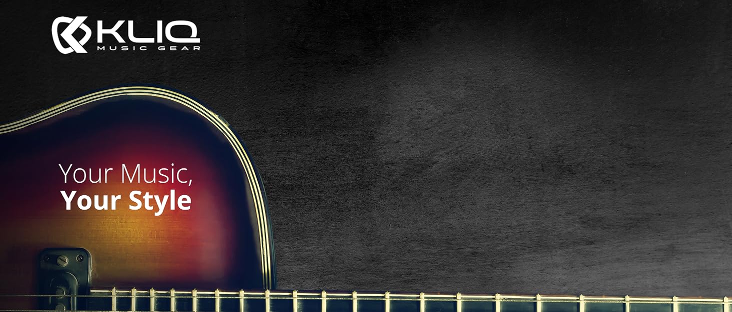 At KLIQ Music Gear, we're musicians first.