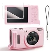 Tedubax Silicone Case for Canon PowerShot ELPH 360/IXY 650 with Screen Protector and Lanyard,Soft...