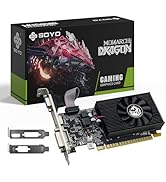SOYO Geforce GT740 Low Profile Graphics Card, 4GB DDR3 128 Bit Video Card with HDMI VGA DVI PCI E...