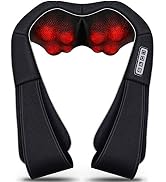 VIKTOR JURGEN Christmas Gifts for Women & Men, Shiatsu Neck and Shoulder Massager with Heat Deep ...