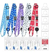 Retractable Cruise Lanyards for Ship Cards - Waterproof Badge Holders for Carnival & Royal Caribb...