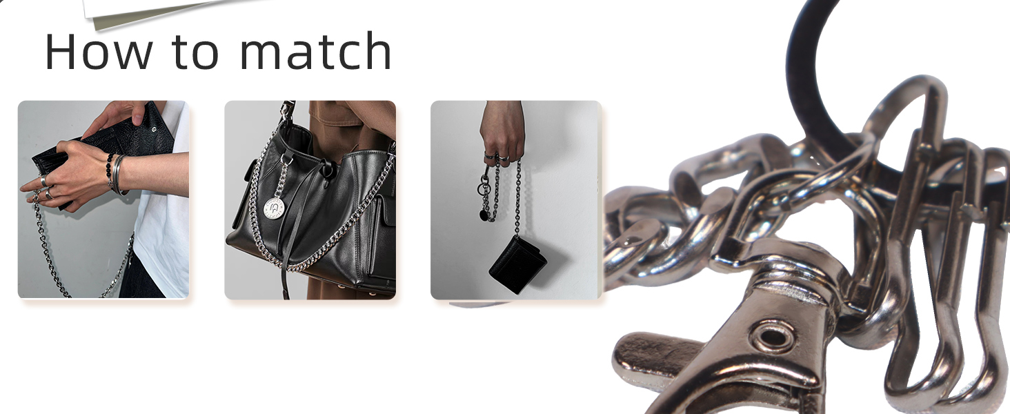 SISICHIC Match Bag Wallet Clothes Outfits Jeans Pants Fashion Cool Y2k Punk Goth