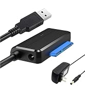 EYOOLD SATA to USB Cable USB 3.0 to 2.5 3.5 inch Hard Drive Adapter External Converter for SSD/HD...
