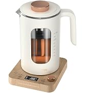 INTASTING Electric Tea Kettle, Electric Kettle with Tea Infuser, ±1? Knob Temperature Control, BP...