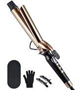 ORYNNE Titanium 1.25 Inch Curling Iron Long Barrel, Extra Long Curling Iron for Long Hair, 1 1/4 ...