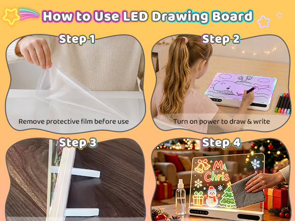 led drawing board perfect gifts for child