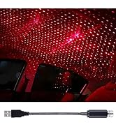 Car Roof Star Night Light, Portable Adjustable USB Flexible Interior LED Romantic Atmosphere Star...