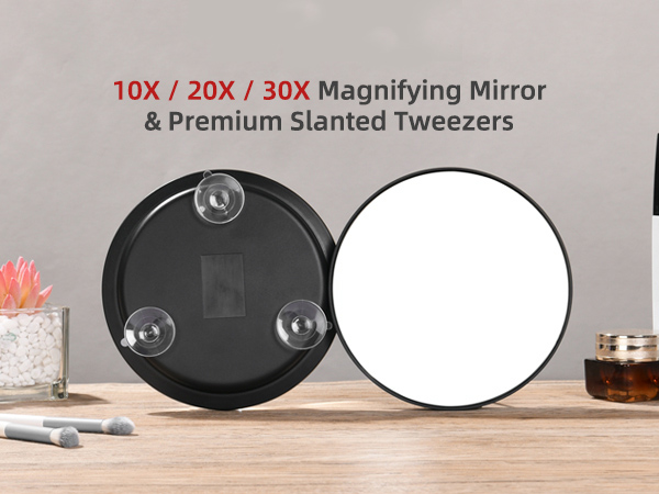 615 magnifying mirror with Tweezers
